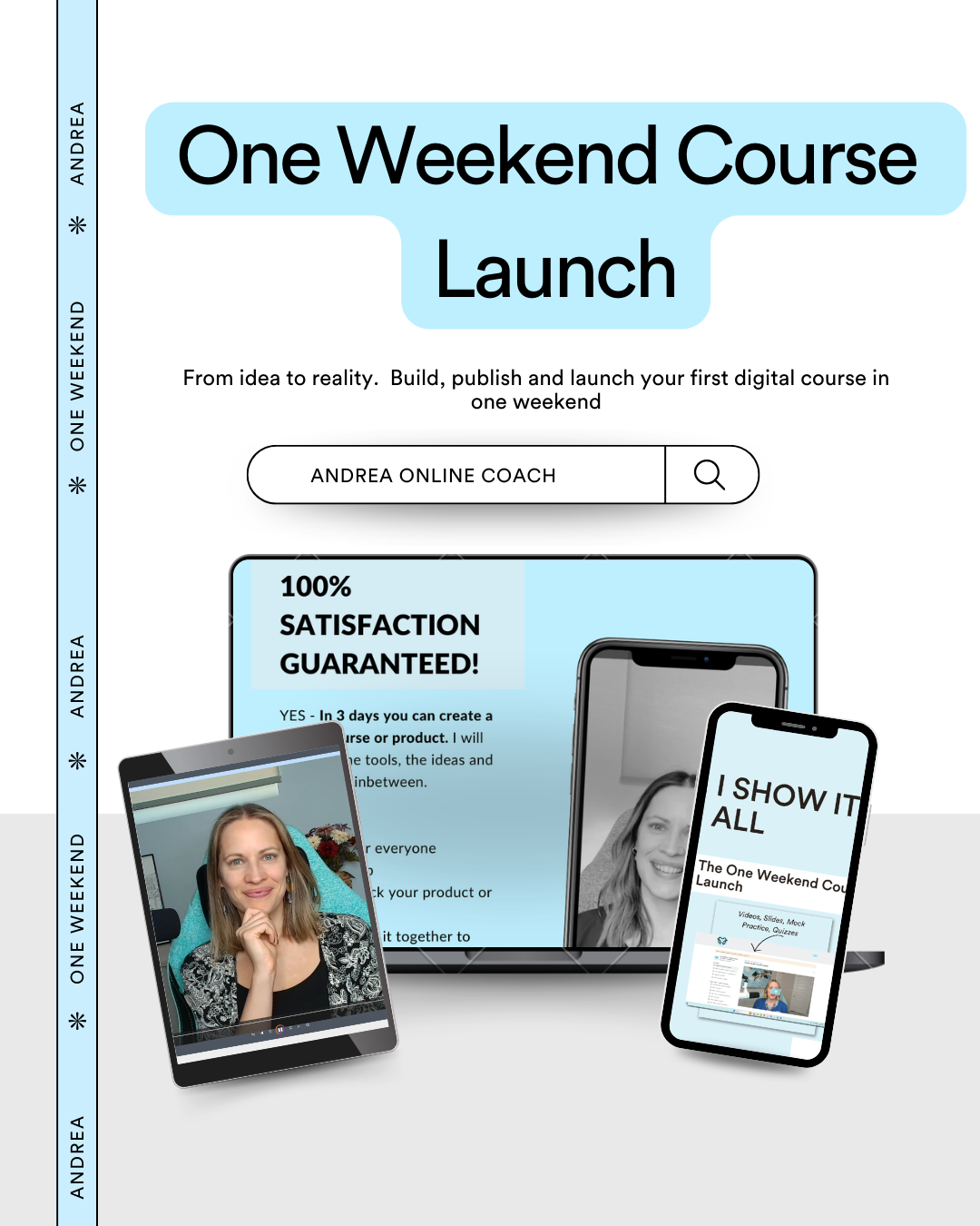 The One Weekend Course Launch